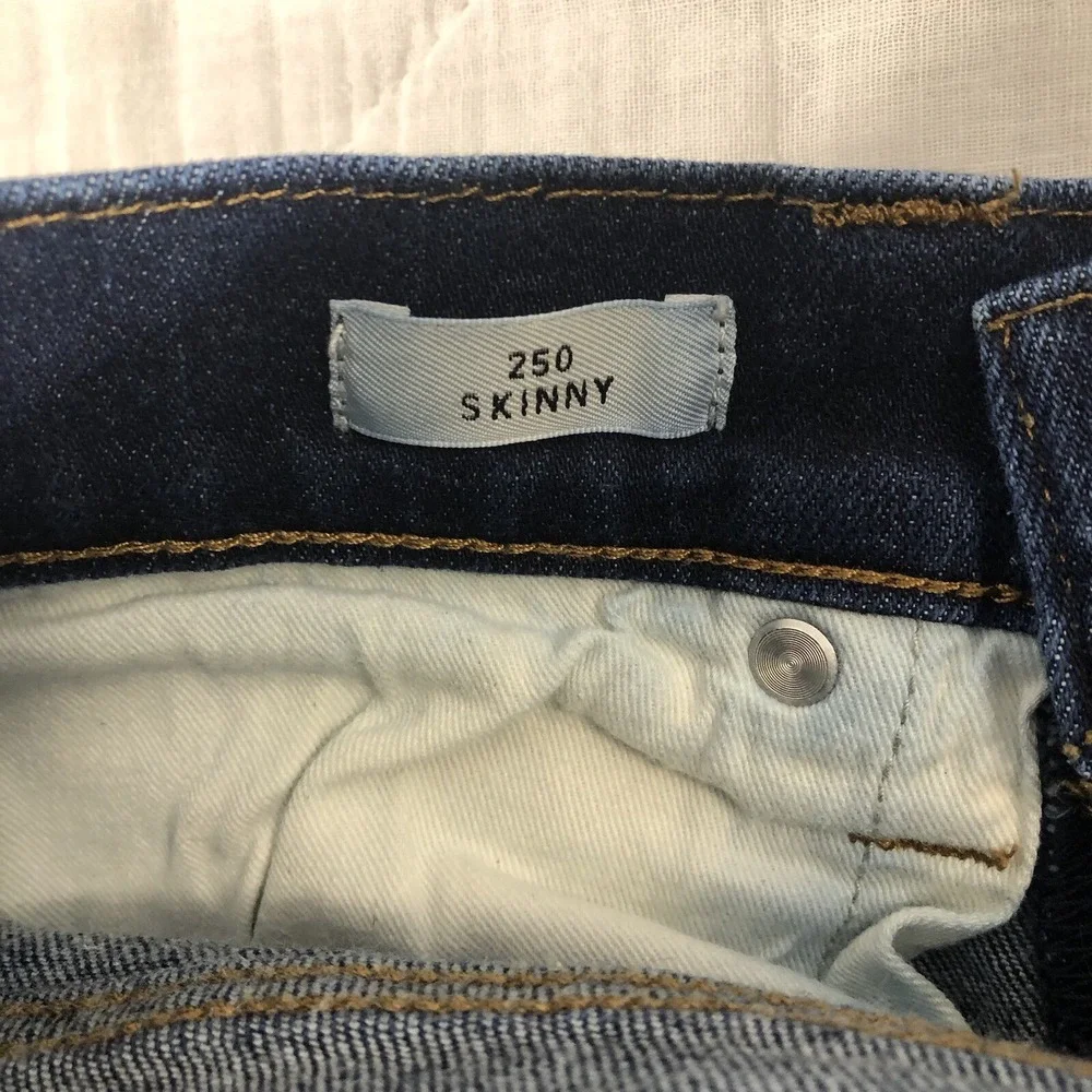 J‎ Crew Jeans Men's Size 30 x 32 Denim Blue 250 Skinny Kurabo Japanese (30x29.5)
